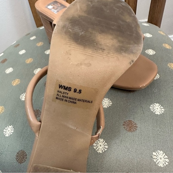 DV by Dolce Vita | Halsty Carmel Snake Material Heeled Sandals Size 9.5 - Picture 5 of 6